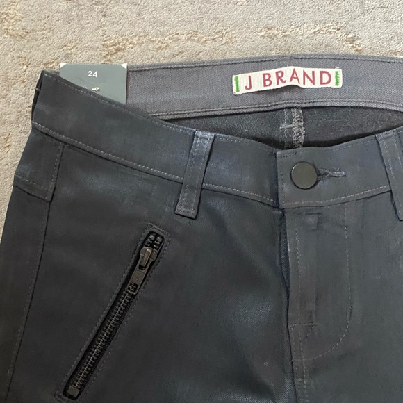 J BRAND 100% lamb leather skinny pants size 24. With zippers - Picture 11 of 11